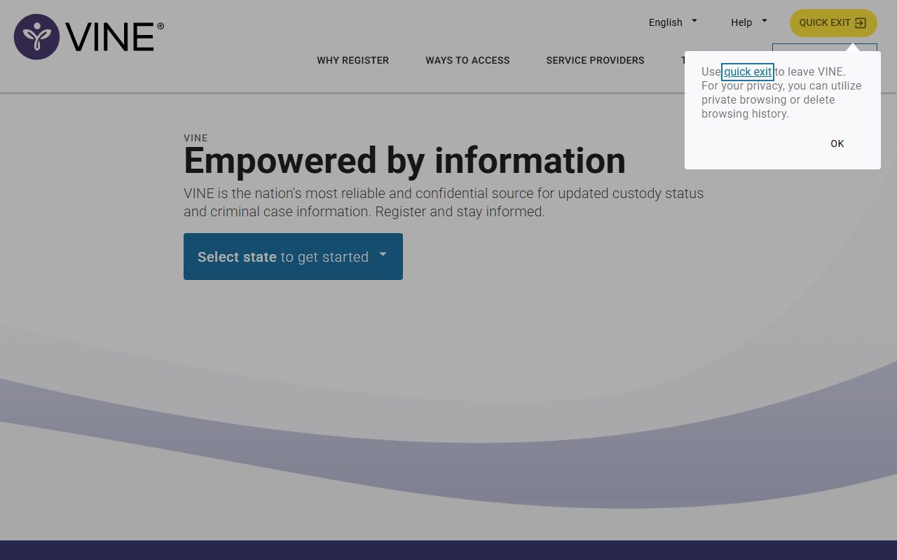 VINELink custody notification system used for Santa Barbara County released inmates